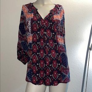 Figueroa & flower blouse size medium